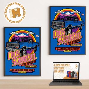 Chris Stapleton Portland OR 2026 Event Poster All American Road Show At July 17 2026 Home Decor Poster Canvas