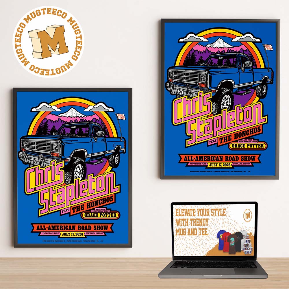 Chris Stapleton Portland OR 2026 Event Poster All American Road Show At July 17 2026 Home Decor Poster Canvas Chris Stapleton Portland OR 2026 Event Poster All American Road Show At July 17 2026 Home Decor Poster Canvas