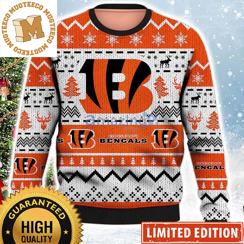 Christmas Gift Cincinnati Bengals USA Football Season Ugly Christmas Sweater Christmas Gift Cincinnati Bengals USA Football Season Ugly Christmas Sweater