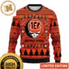 Cincinnati Bengals Gnome de Noel Black Christmas Ugly Sweater Cincinnati Bengals Gnome de Noel Black Christmas Ugly Sweater