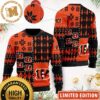Cincinnati Bengals Santa Grinch Face Funny 2023 Holiday Gifts Ugly Christmas Sweater Cincinnati Bengals Santa Grinch Face Funny 2023 Holiday Gifts Ugly Christmas Sweater
