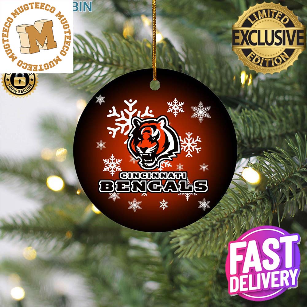 Cincinnati Bengals NFL Xmas Gifts For Fan Christmas Decorations Ornament Cincinnati Bengals NFL Xmas Gifts For Fan Christmas Decorations Ornament
