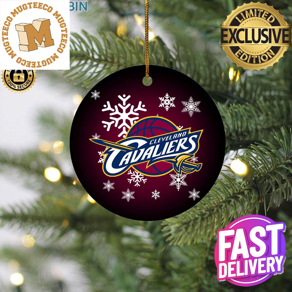 Cleveland Cavaliers NBA Xmas Gifts For Fan Merry Christmas Circle Ornament Cleveland Cavaliers NBA Xmas Gifts For Fan Merry Christmas Circle Ornament