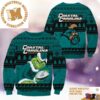 Coastal Carolina Chanticleers NCAA Grinch Funny Xmas 2023 Gift For Holiday Ugly Christmas Sweater