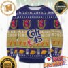 Colt 45 Beer Reindeer Custom Name 2023 Xmas Holiday Gift Ugly Christmas Sweater