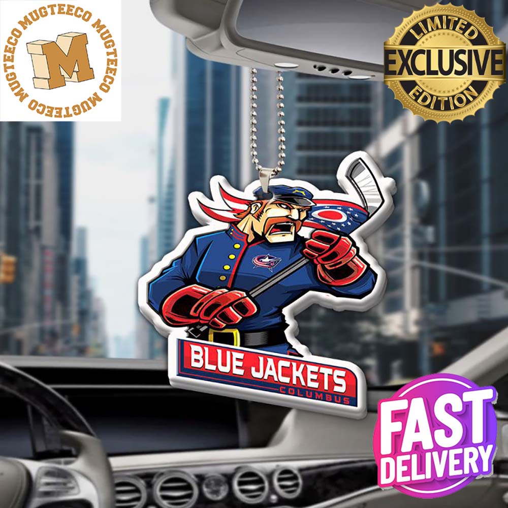 Columbus Blue Jackets NHL Mascot Christmas Car Decorations Ornament Columbus Blue Jackets NHL Mascot Christmas Car Decorations Ornament