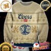 Coors Light  Beer Personalized Christmas Twinkle Lights Snowflakes Knitting Red Christmas Ugly Sweater