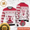 Coors Light Beer Big Logo With Snowflakes Reindeer Knitting Christmas Ugly Sweater Coors Light Beer Big Logo With Snowflakes Reindeer Knitting Christmas Ugly Sweater