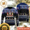 Coors Light Coors Banquet Drinker Bells Drinking All The Way Snowy Night Blue Funny Holiday Ugly Sweater
