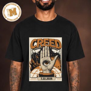 Creed Huntsville Alabama 2026 Event Poster At Orion Amphitheater On July 22 2026 Unisex T Shirt