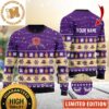 Crown Royal Whiskey Snowflakes Reindeer Knittng Personalized Purple And Beige Christmas Ugly Sweater Crown Royal Whiskey Snowflakes Reindeer Knittng Personalized Purple And Beige Christmas Ugly Sweater
