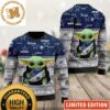 Dallas Cowboys Baby Yoda Cute Hug The Dallas Personalized Custom Name 2023 Holiday Ugly Christmas Sweater Dallas Cowboys Baby Yoda Cute Hug The Dallas Personalized Custom Name 2023 Holiday Ugly Christmas Sweater