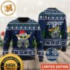 Dallas Cowboys Baby Yoda Hug The Cowboys Cute Ugly Christmas Sweater