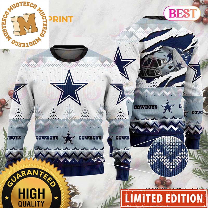 Dallas Cowboys Dream In Heart Custom Ugly Christmas Sweater Dallas Cowboys Dream In Heart Custom Ugly Christmas Sweater
