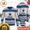 Dallas Cowboys Mascot Printed Black Ugly Sweater Christmas – Dallas Cowboys Ugly Sweater
