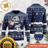 Dallas Cowboys Mickey Player Pattern Disney NFL Custom Name Ugly Christmas Sweaters