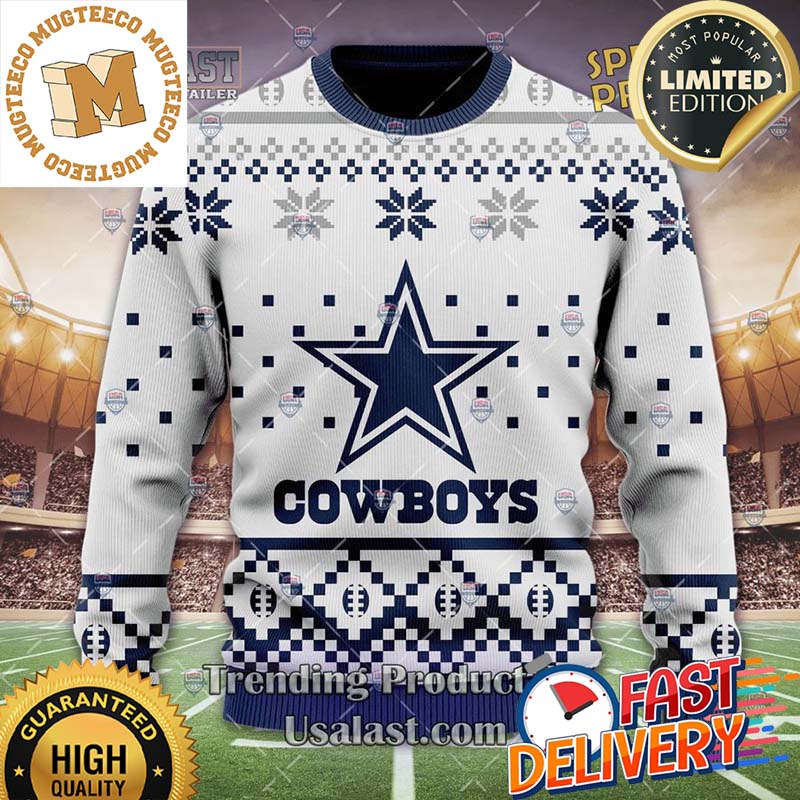 Dallas Cowboys NFL 3D Ugly Xmas Sweater For Holiday 2023 Xmas Gifts Dallas Cowboys NFL 3D Ugly Xmas Sweater For Holiday 2023 Xmas Gifts