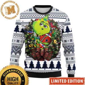 Dallas Cowboys NFL Cute Grinch Hug Ugly Christmas Sweater 2023 Gifts For Fan