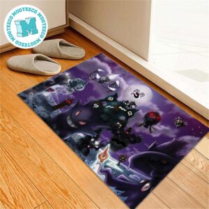 Dark Type Pokemon Gengar Evil Battle Home Decor Doormat