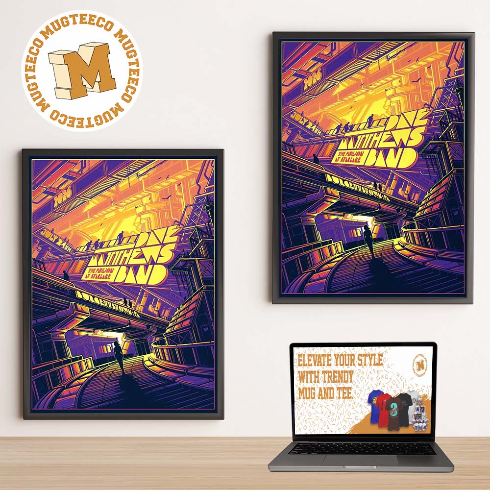 Dave Matthews Band Burgettstown PA 2026 Event Poster At The Pavilion At Starlake On July 24 2026 Home Decor Poster Canvas Dave Matthews Band Burgettstown PA 2026 Event Poster At The Pavilion At Starlake On July 24 2026 Home Decor Poster Canvas