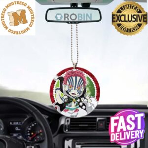 Demon Slayer Akaza Personalized Christmas Car Decorations Ornament