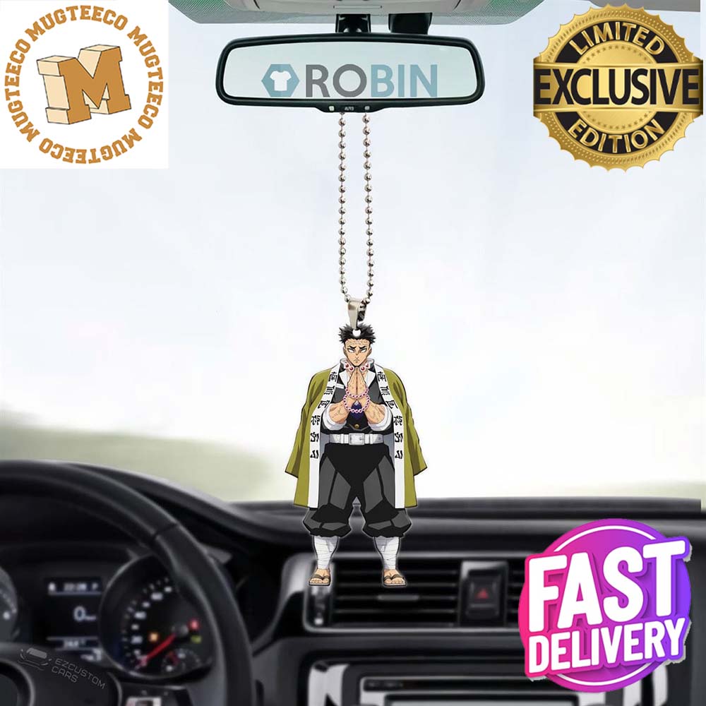 Demon Slayer Gyomei Himejima Christmas Car Ornament Demon Slayer Gyomei Himejima Christmas Car Ornament