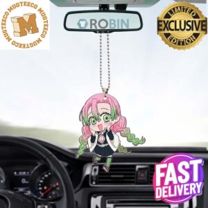 Demon Slayer Kanroji Mitsuri Personalized Christmas Car Decorations Ornament