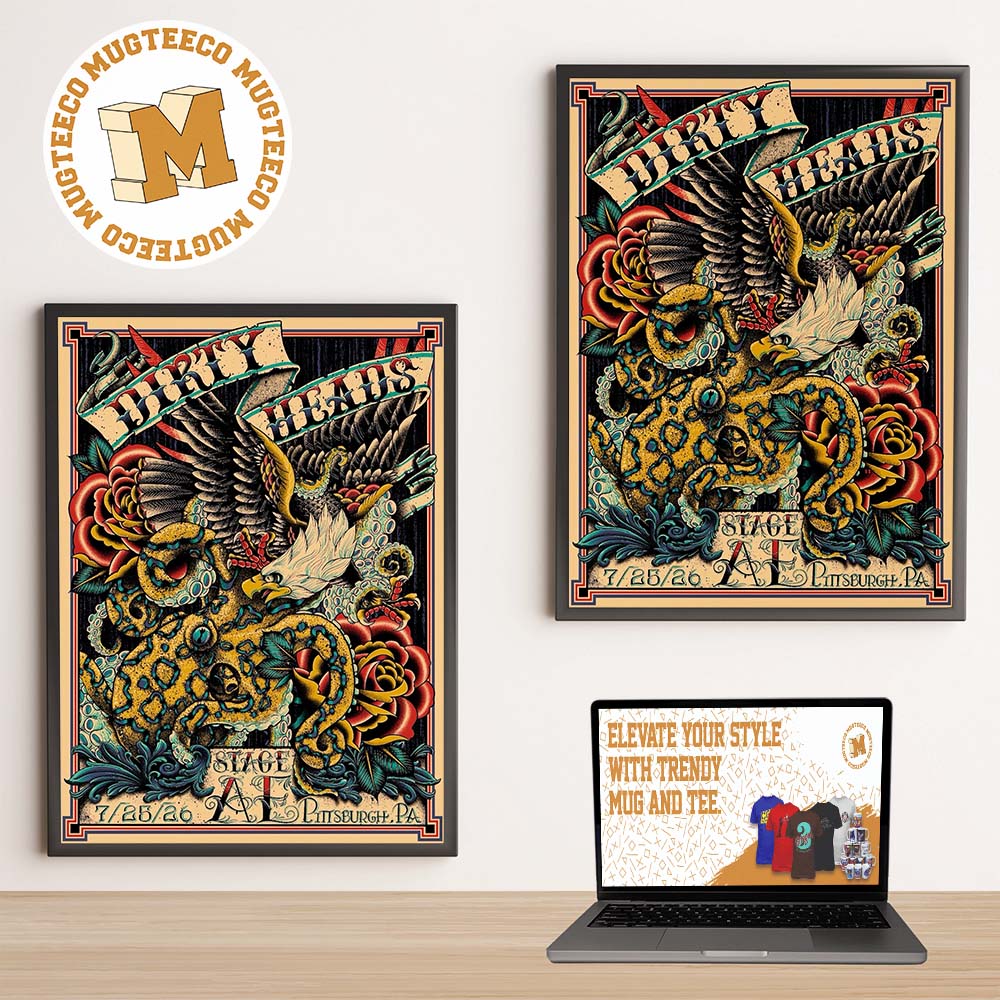 Dirty Heads Pittsburgh PA 2026 Event Poster At Stage Ae On July 25 2026 Home Decor Poster Canvas Dirty Heads Pittsburgh PA 2026 Event Poster At Stage Ae On July 25 2026 Home Decor Poster Canvas