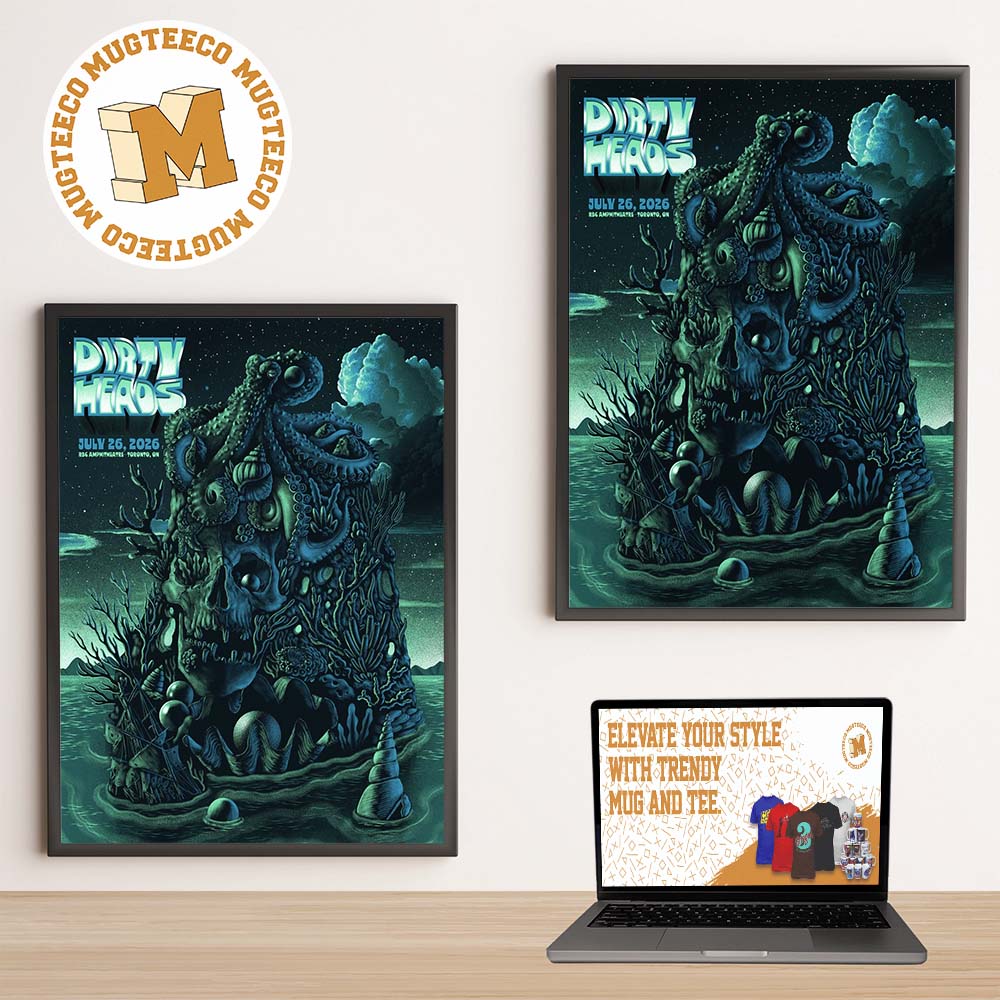 Dirty Heads Toronto ON 2026 Event Poster At RBC Amphitheatre On July 26 2026 Home Decor Poster Canvas Dirty Heads Toronto ON 2026 Event Poster At RBC Amphitheatre On July 26 2026 Home Decor Poster Canvas