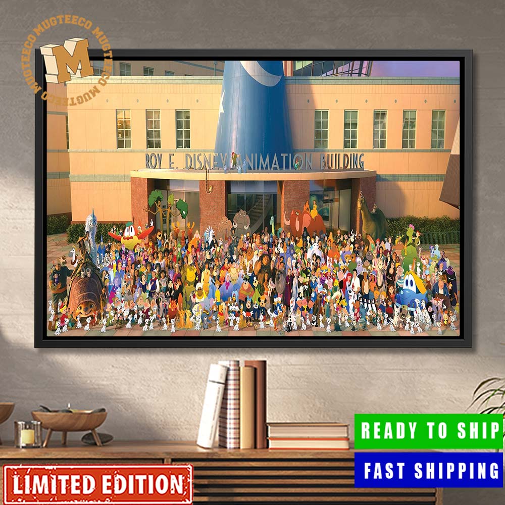 Disney Once Upon A Studio Group Photo Home Decorations Poster Canvas Disney Once Upon A Studio Group Photo Home Decorations Poster Canvas