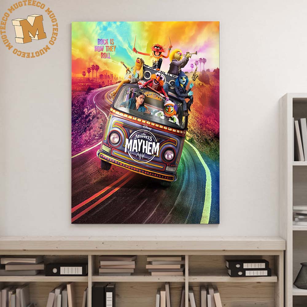 Disney Plus The Muppets Mayhem May 10 Release Rock It How They Roll Wall Decor Poster Canvas Disney Plus The Muppets Mayhem May 10 Release Rock It How They Roll Wall Decor Poster Canvas