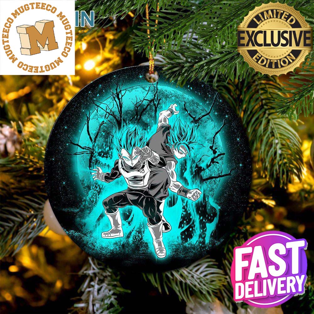 Dragon Ball Goku Vegeta Moonlight Holiday 2023 Christmas Decorations Ornament Dragon Ball Goku Vegeta Moonlight Holiday 2023 Christmas Decorations Ornament