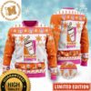 Dunkin Donuts Big Logo Christmas Scenes Cute Pink And Black Christmas Ugly Sweater Dunkin Donuts Big Logo Christmas Scenes Cute Pink And Black Christmas Ugly Sweater