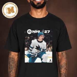 EA Sports NHL 27 San Jose Sharks Macklin Celebrini Cover Athlete Standard Edition Unisex T Shirt