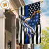 Eagle Thin Blue Line American Flag Honoring Our Men And Woman Of Law Enforcement 2 Sides Garden House Flag