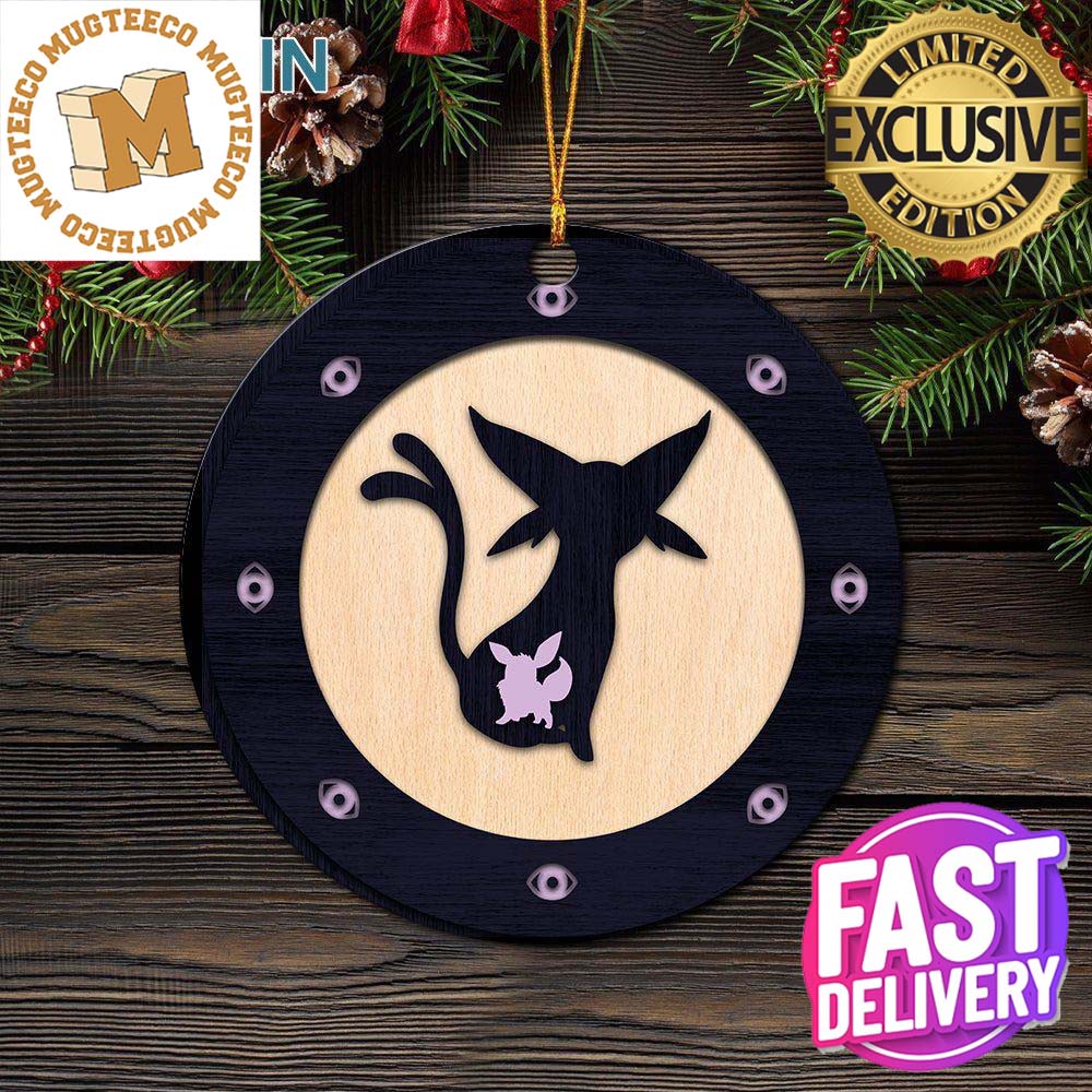 Eevee Espeon Evolution Pokemon Ghost Ornament - Christmas Decorations Eevee Espeon Evolution Pokemon Ghost Ornament - Christmas Decorations