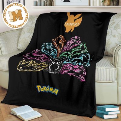 Eevee Fleece Blanket Funny For Fan Eevee Fleece Blanket Funny For Fan