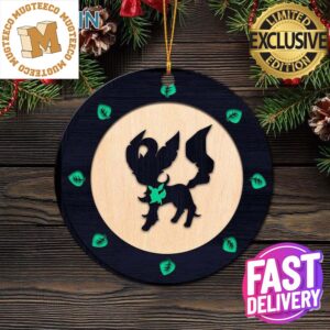 Eevee Leafeon Evolution Pokemon Ghost Holiday Gifts Christmas Tree Decorations Ornament