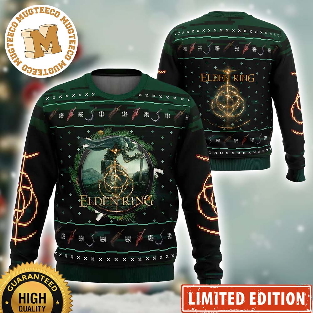 Elden Ring Xmas 2023 Gifts For Fan Ugly Christmas Sweater Elden Ring Xmas 2023 Gifts For Fan Ugly Christmas Sweater