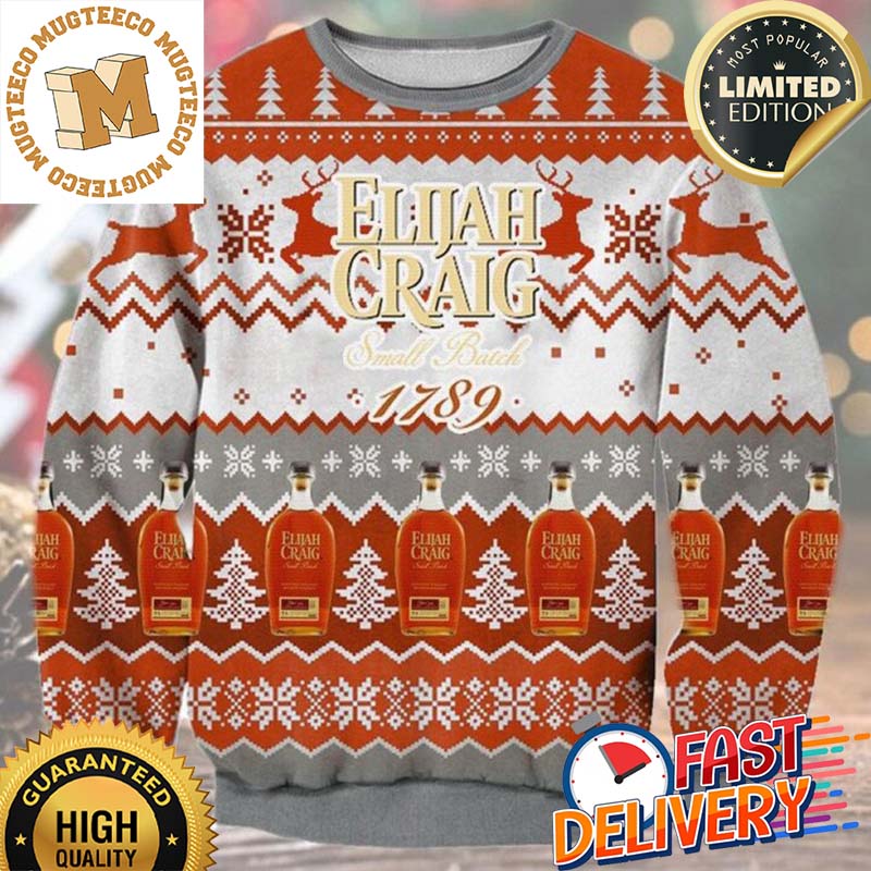 Elijah Craig Small Batch Ugly Christmas Sweater For Holiday 2023 Xmas Gifts Elijah Craig Small Batch Ugly Christmas Sweater For Holiday 2023 Xmas Gifts