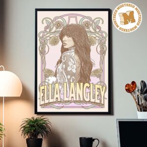 Ella Langley Gilford NH 2026 Event Poster At BankNH Pavilion On July 30 2026 Home Decor Poster Canvas