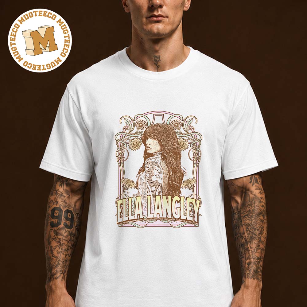 Ella Langley Gilford NH 2026 Event Poster At BankNH Pavilion On July 30 2026 Unisex T Shirt Ella Langley Gilford NH 2026 Event Poster At BankNH Pavilion On July 30 2026 Unisex T Shirt