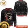 Elvis Presley Artwork Reindeer Snowflake Blue Ugly Christmas Sweater Elvis Presley Artwork Reindeer Snowflake Blue Ugly Christmas Sweater