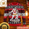 Elvis Presley Fatley Meme Purple Funny Ugly Christmas Sweater
