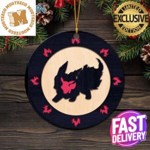 Flareon Eevee Evolution Pokemon Personalized Christmas Tree Decorations Ornament