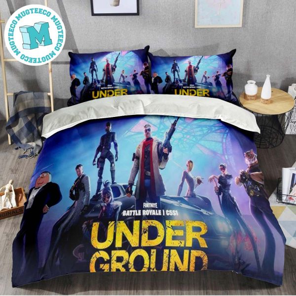 Fortnite Battle Royale C5S1 Underground Bed Sheets Twin Fortnite Battle Royale C5S1 Underground Bed Sheets Twin