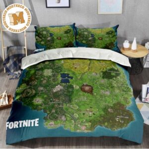 Fortnite Chapter 1 Season 4 Map Bedding Set