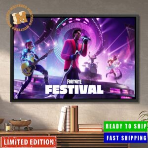 Fortnite Festival The Weeknd Skin Version Home Decor Poster Canvas