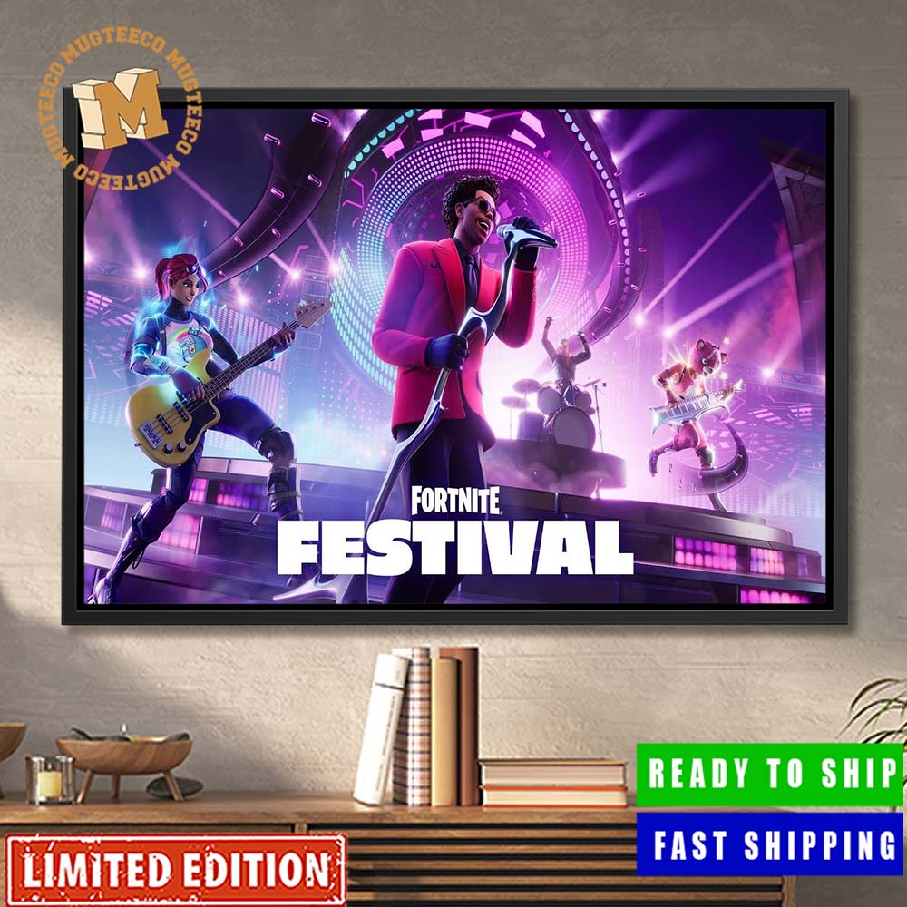 Fortnite Festival The Weeknd Skin Version Home Decor Poster Canvas Fortnite Festival The Weeknd Skin Version Home Decor Poster Canvas
