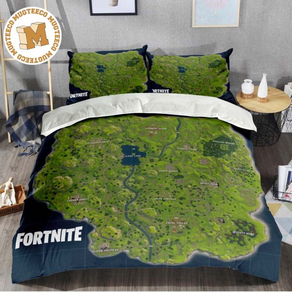 Fortnite Original Chapter 1 Map Bedding Set Fortnite Original Chapter 1 Map Bedding Set